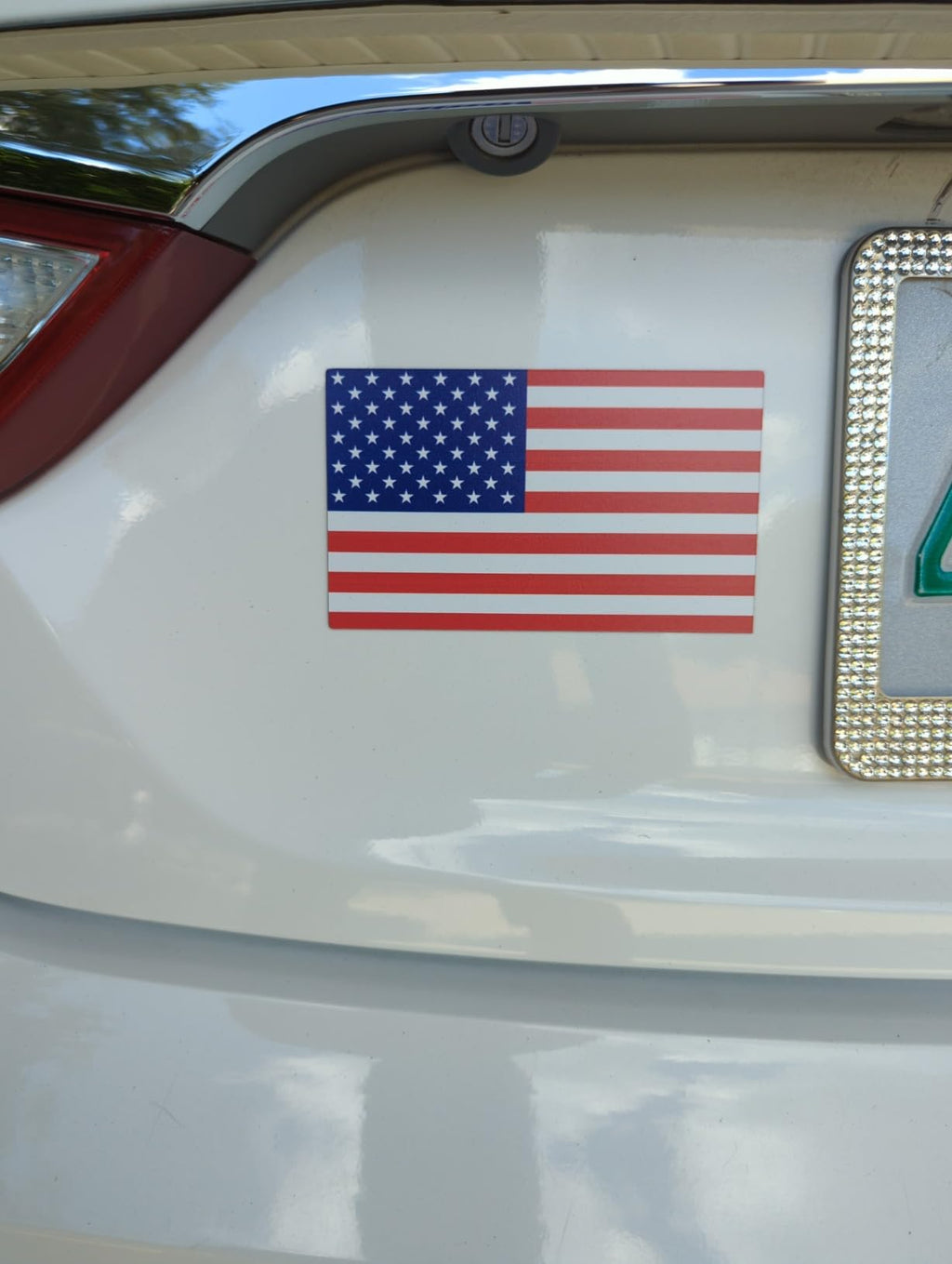 American Flag Car Magnet
