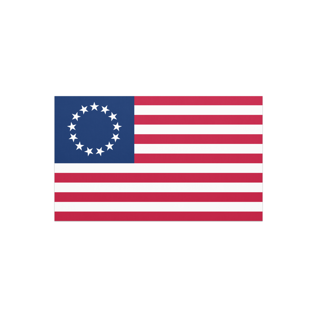 Betsy Ross Flag Car Magnet