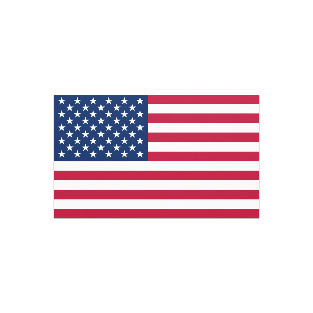 American Flag Car Magnet