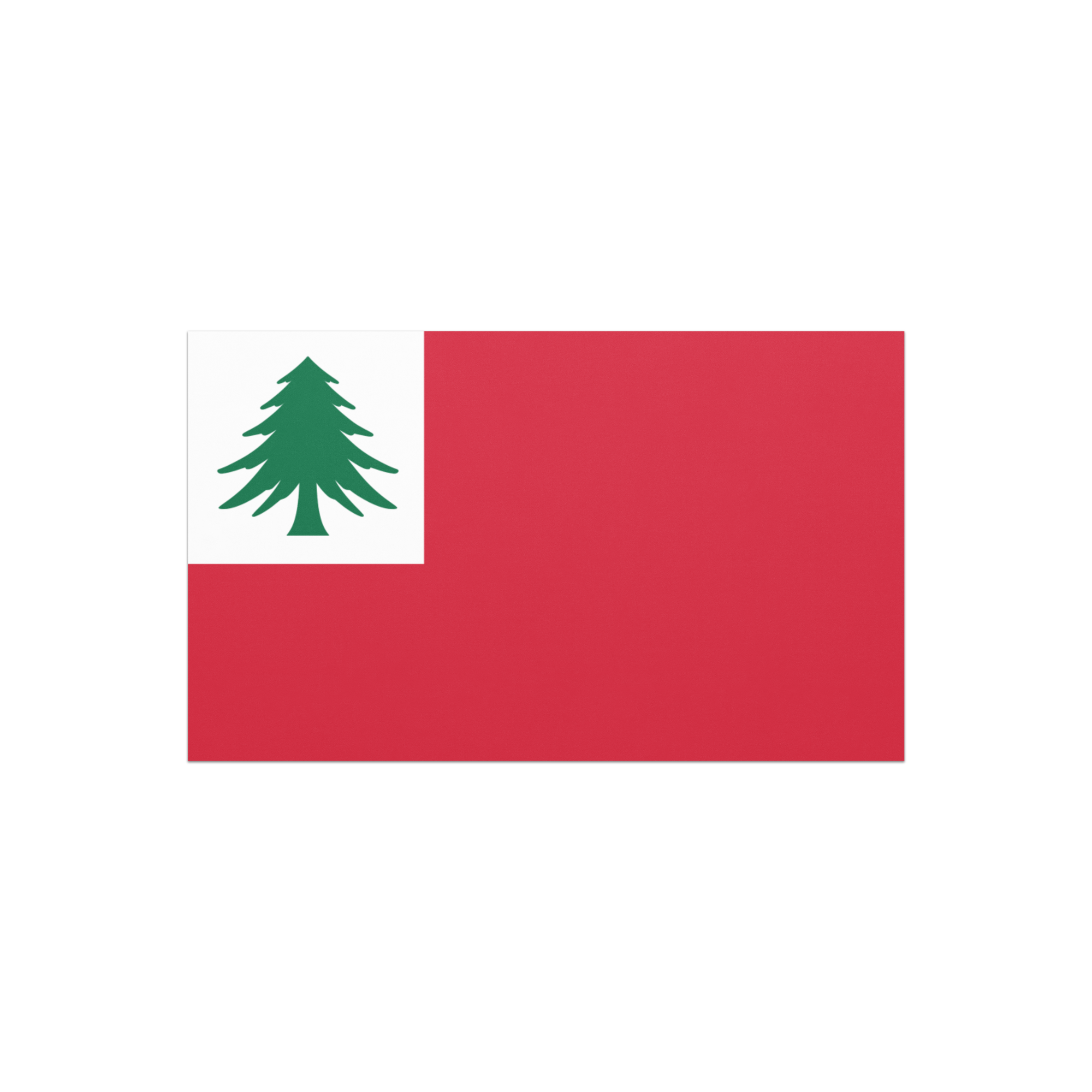 New England Flag Car Magnet