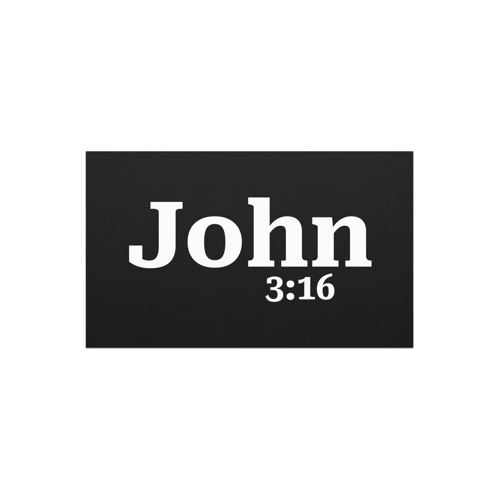 John 3:16 Car Magnet